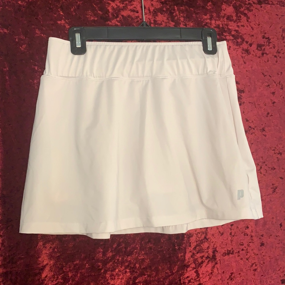 Prince white athletic skort size M
